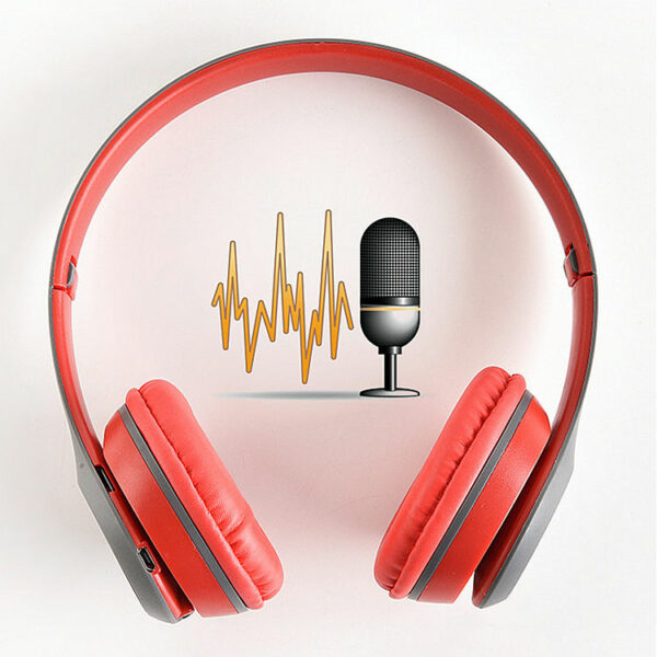 Produits Tendances Casque Audio 3,5 Mm sans Fil Prise en Charge Carte SD Mobile Casque Hifi Pliable Écouteurs sans Fil P47