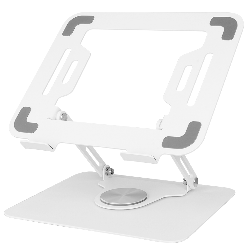 Support Stable et Rotatif pour Ordinateur Portable, Pliable et Réglable à 360° en Métal, pour MacBook et Autres